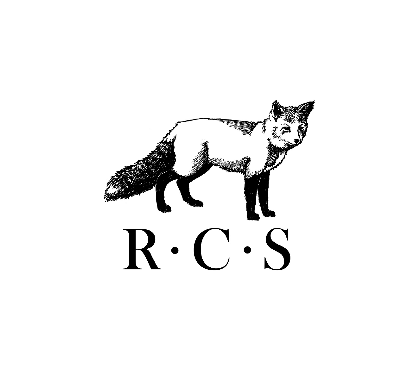 Red Clay Soul logo with an ink drawing of a fox above the letters "R.C.S".