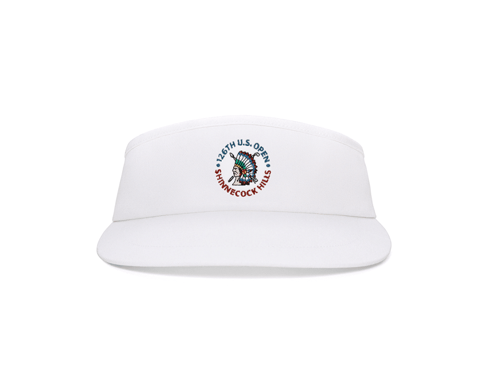 2026 U.S. Open White Golf Visor | Holderness & Bourne