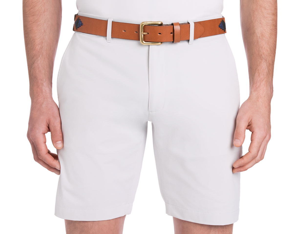 The Barker Belt: Chestnut/Navy/Ivy