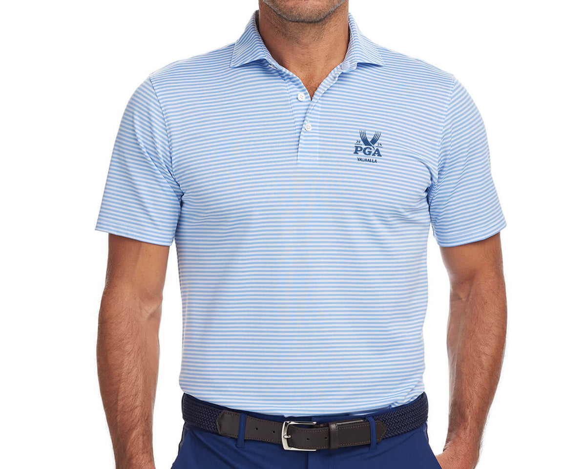 Holderness & Bourne The Maxwell 2024 PGA Championship Polo in Windsor & White