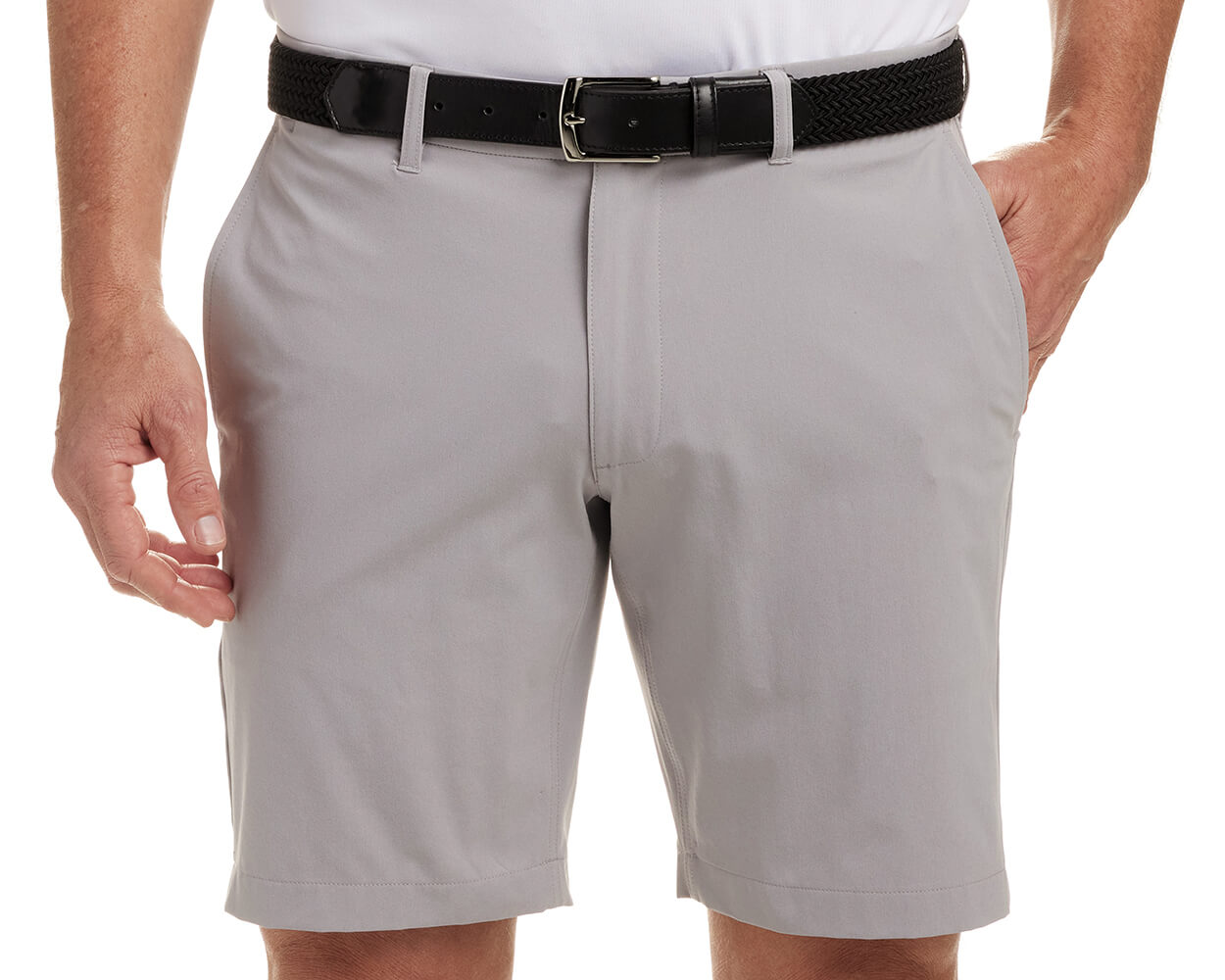 Men's Gray Golf Shorts | Holderness & Bourne