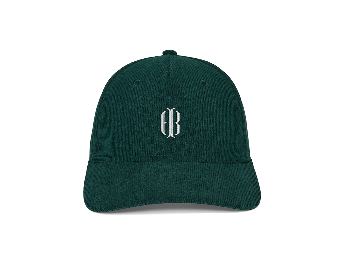 The Corduroy Hat: Cypress with White HB Icon