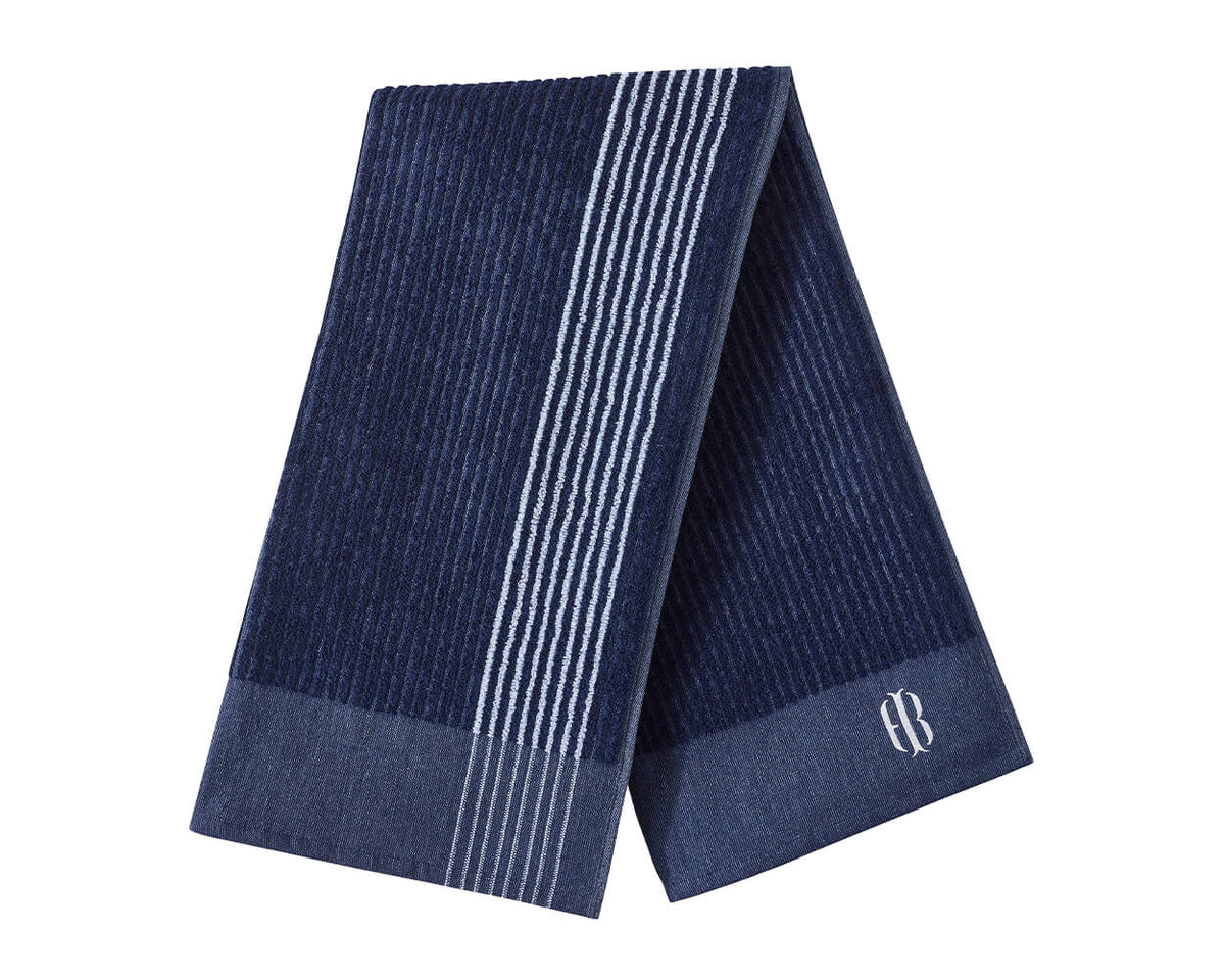 Holderness & Bourne Navy Blue Golf Towel