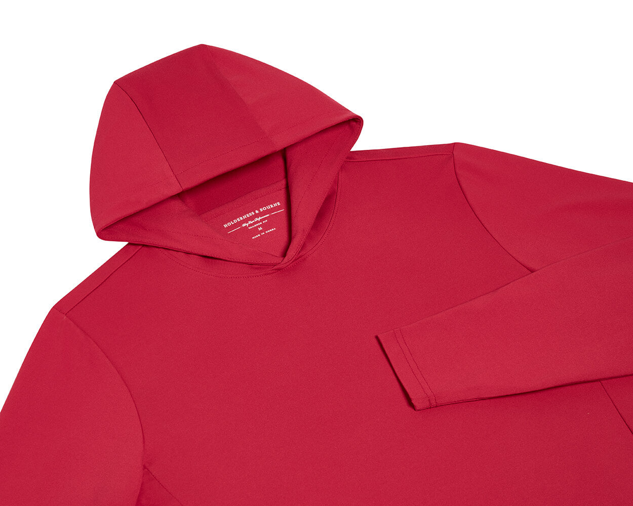 Men's Red Pullover Golf Hoodie Holderness & Bourne