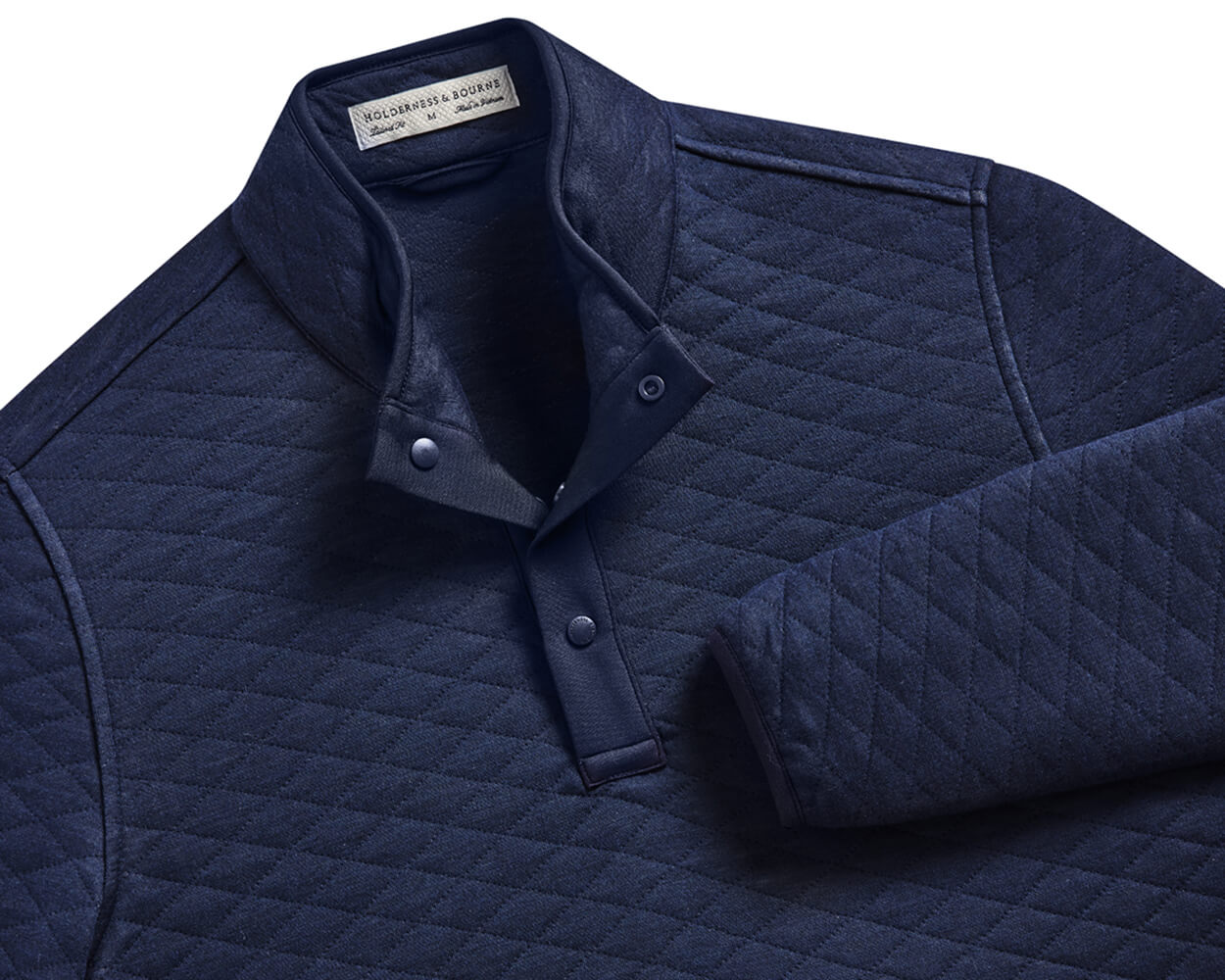 The Sullivan Quarter-Snap: Heathered Navy