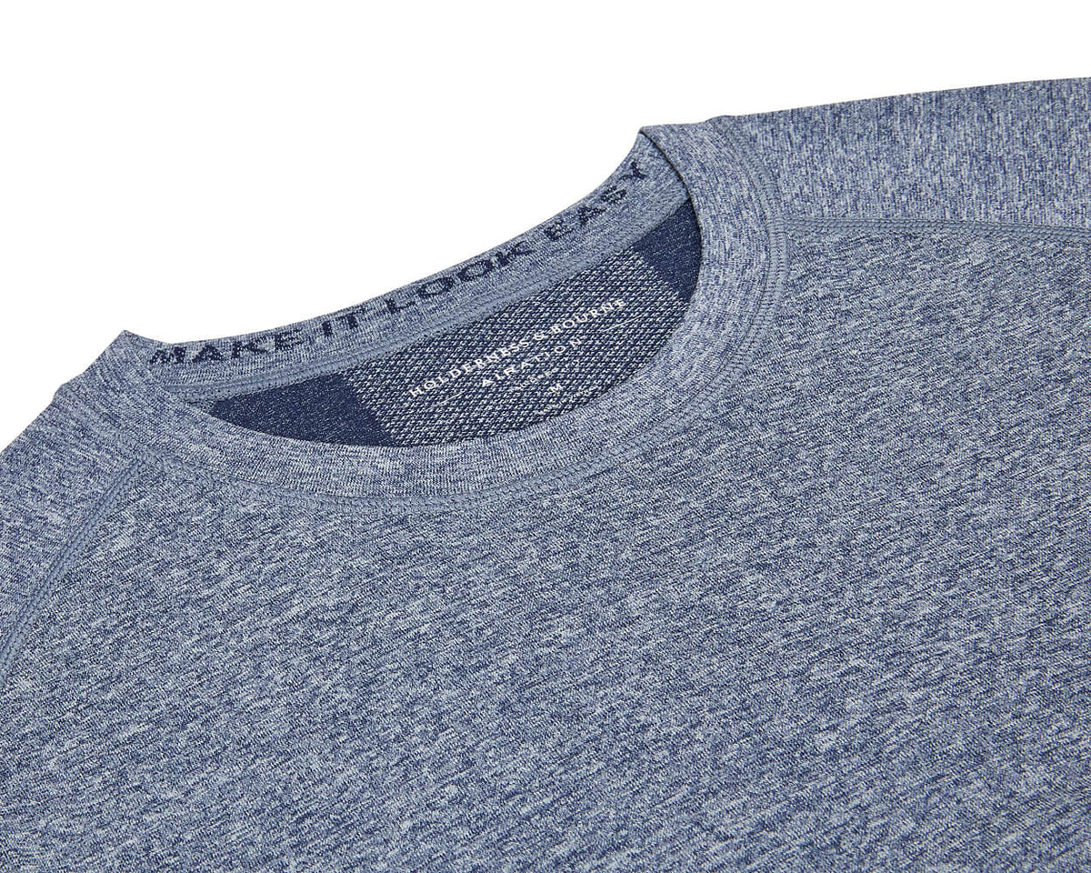 The Pickett Performance T-Shirt: Heathered Navy