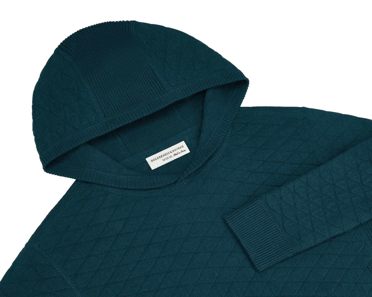 The Wallace Boys Hoodie Sweater: Deep Teal