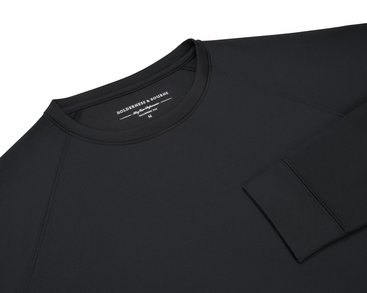 Men's Black Pullover Crewneck | Holderness & Bourne