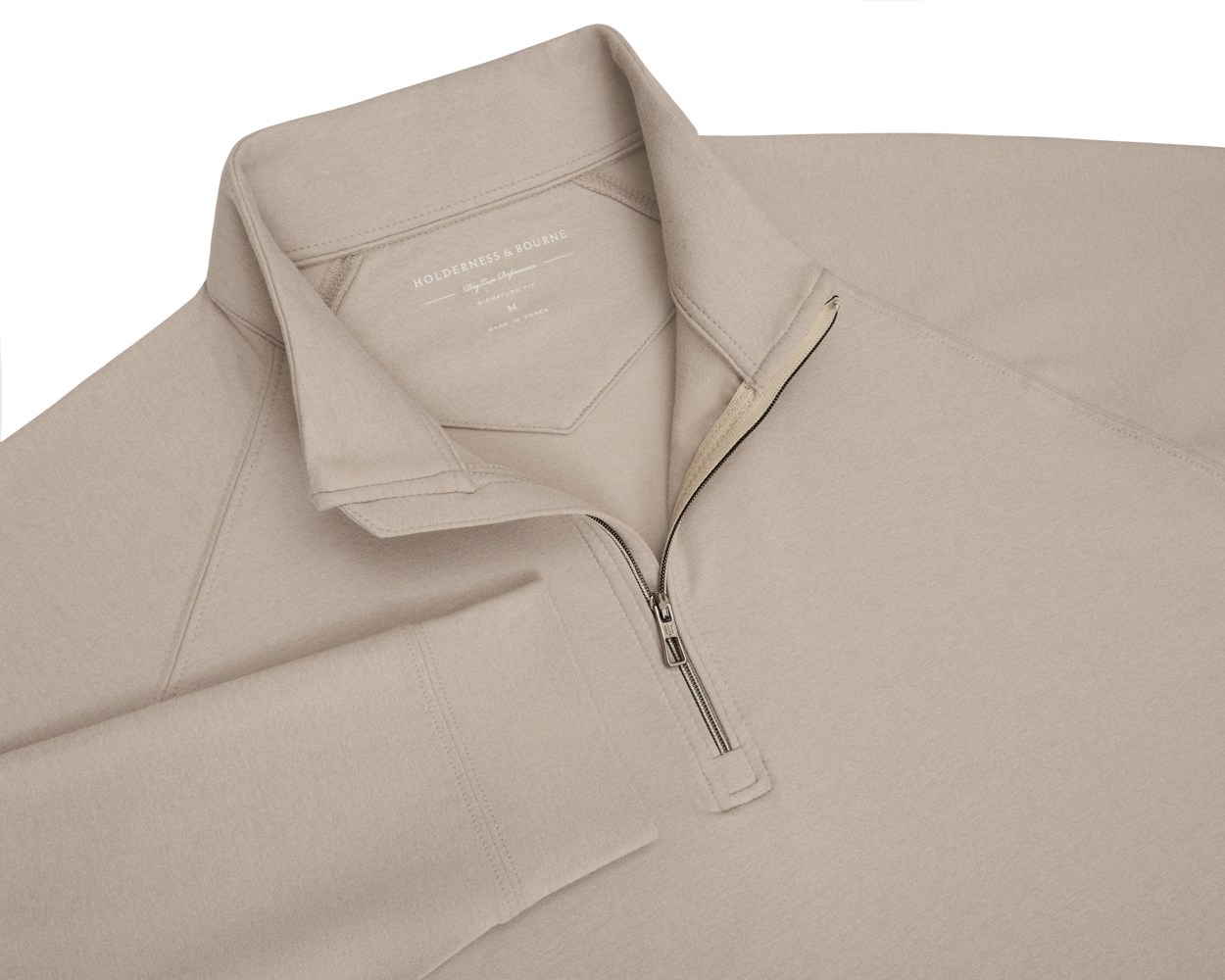 Westward Bound 天山 The Westland Quarter-Zip: Heathered Dune