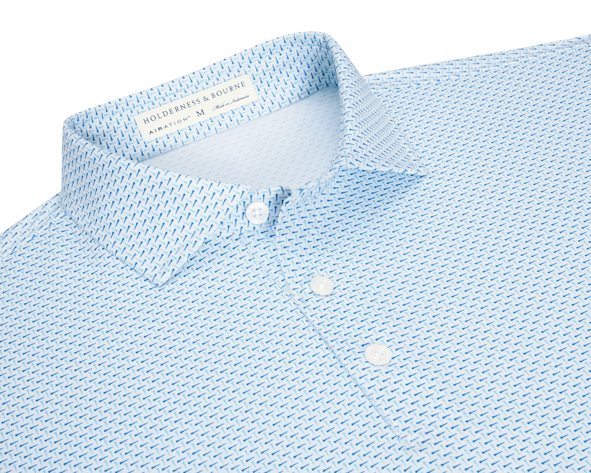 The Cromwell Shirt: Harbor & Maidstone Blue