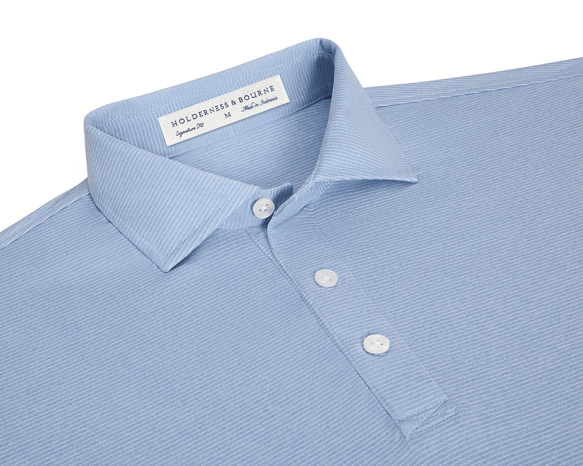 The Holland Shirt: Heathered Bedford