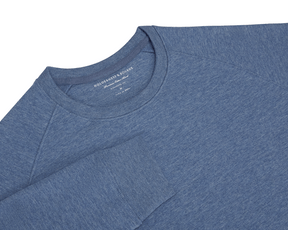The Kennedy Crewneck: Heathered Bedford