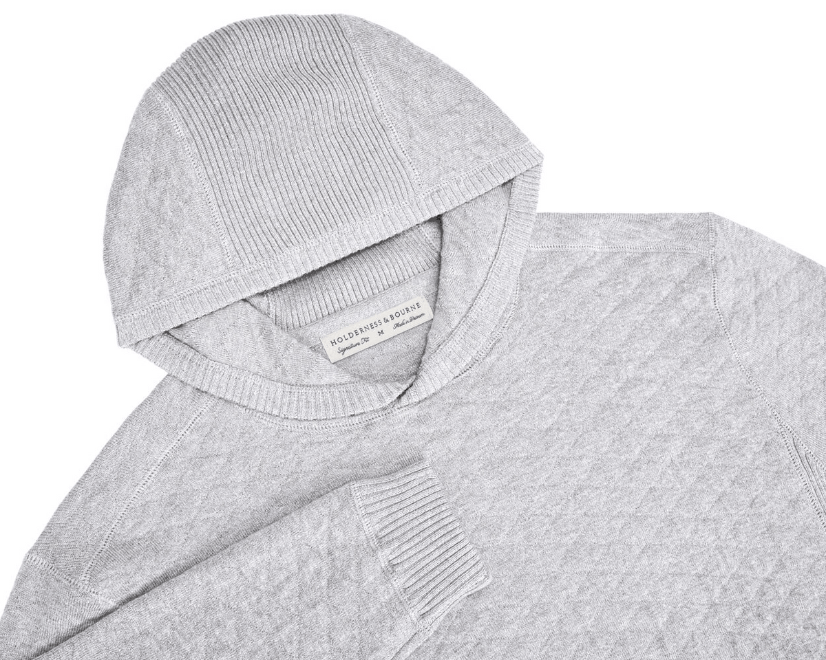 The Wallace Hoodie Sweater: Heathered Gray