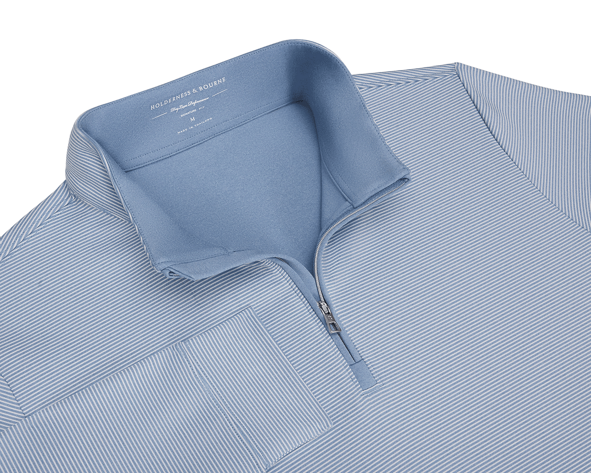 The Sherwood Quarter-Zip: Bedford & White