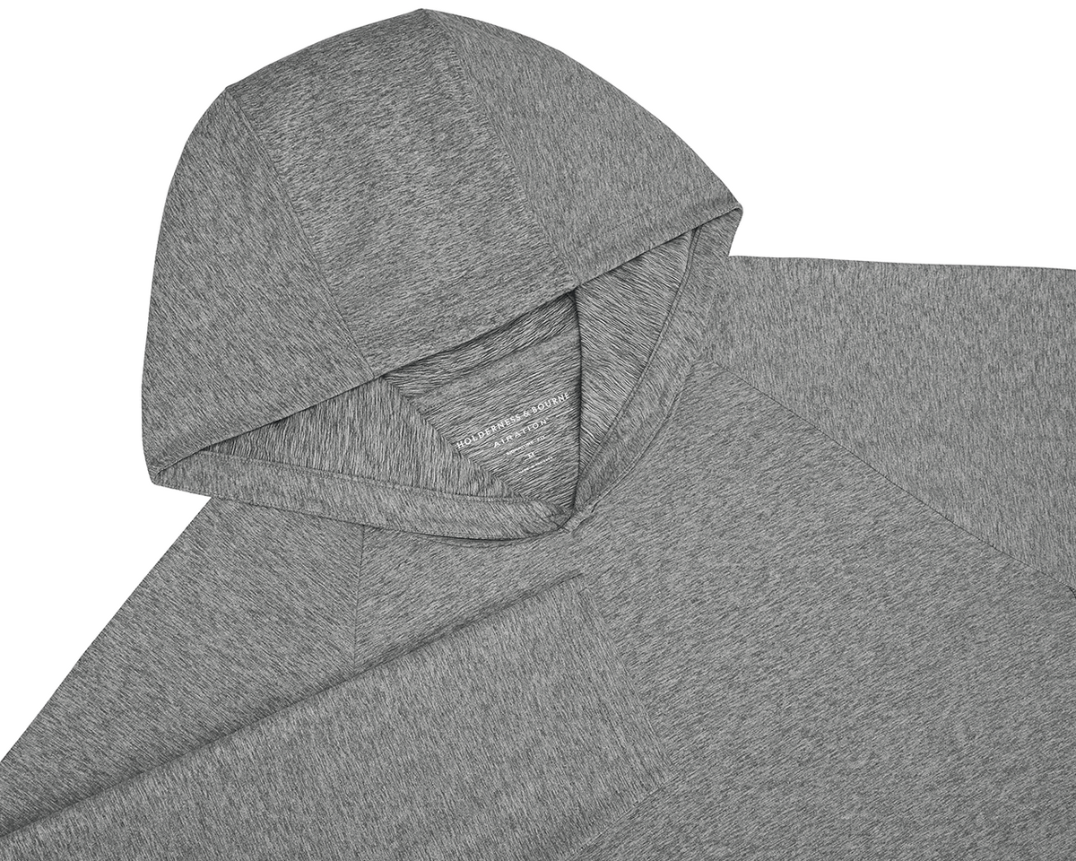 The Dunbar Hoodie: Heathered Ivy