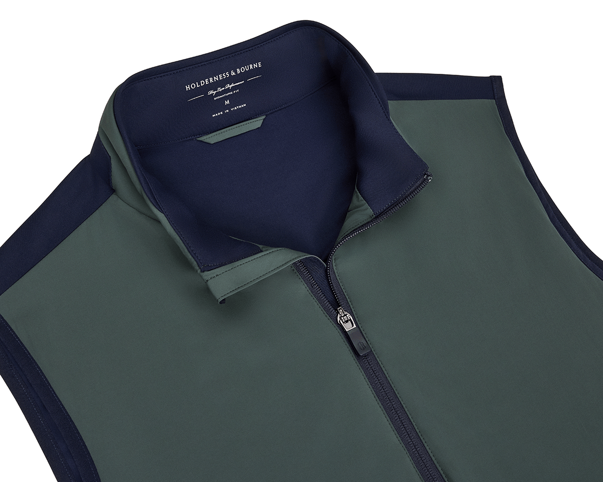 Holderness & Bourne Men’s Green Golf Vest