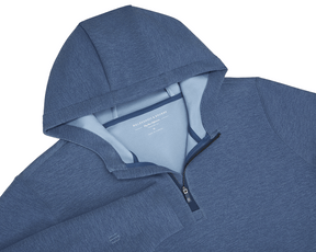 The Tilley Quarter-Zip Hoodie: Heathered Andover