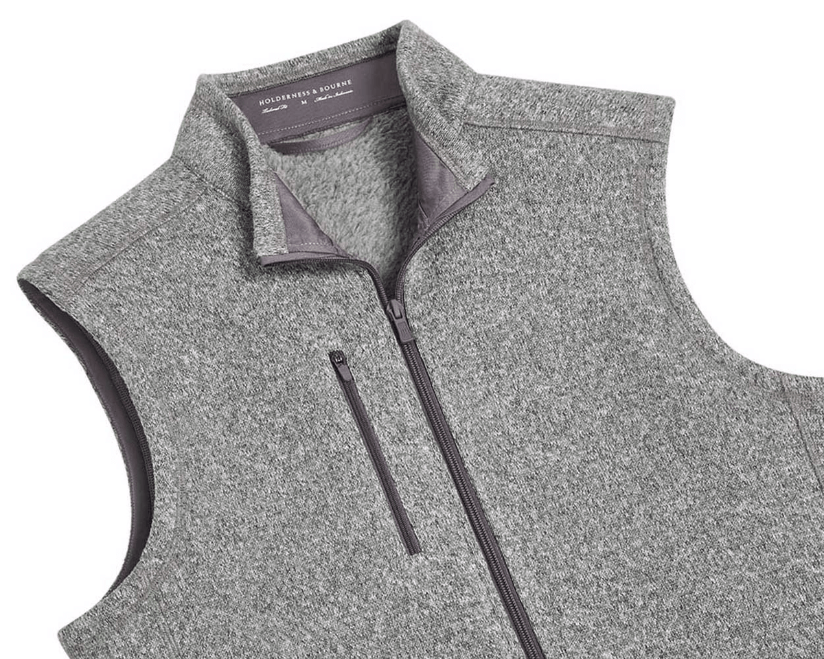 The Ashby Vest: Heathered Gray