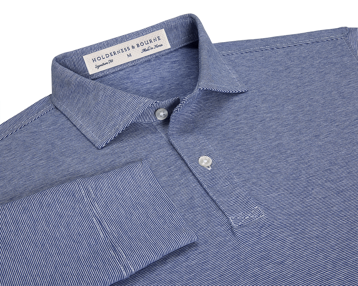 The Harvard Shirt: Navy & White