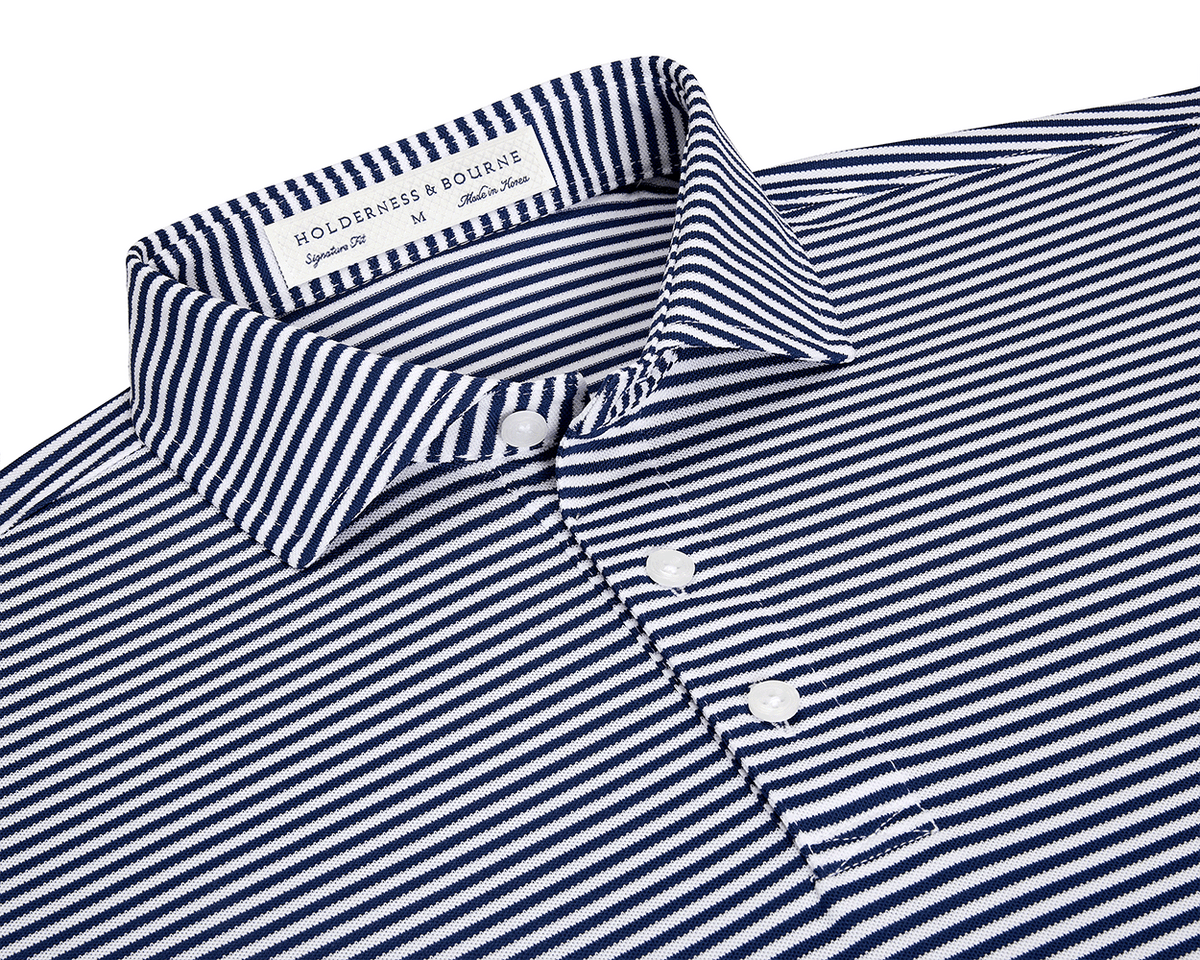 The Maxwell Shirt: Navy & White