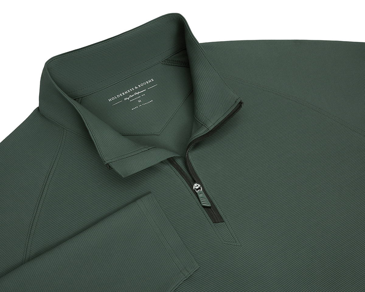The Stuart Quarter-Zip: Ivy