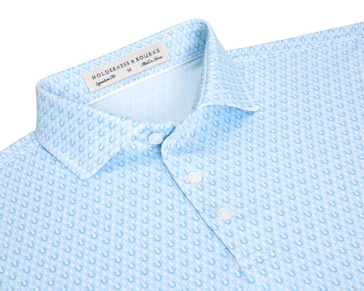 The Rivers Shirt: Vista Blue & Horizon Blue
