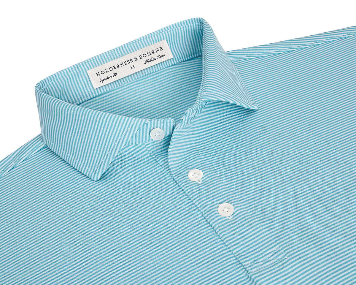 The Perkins Shirt: Harbor & White