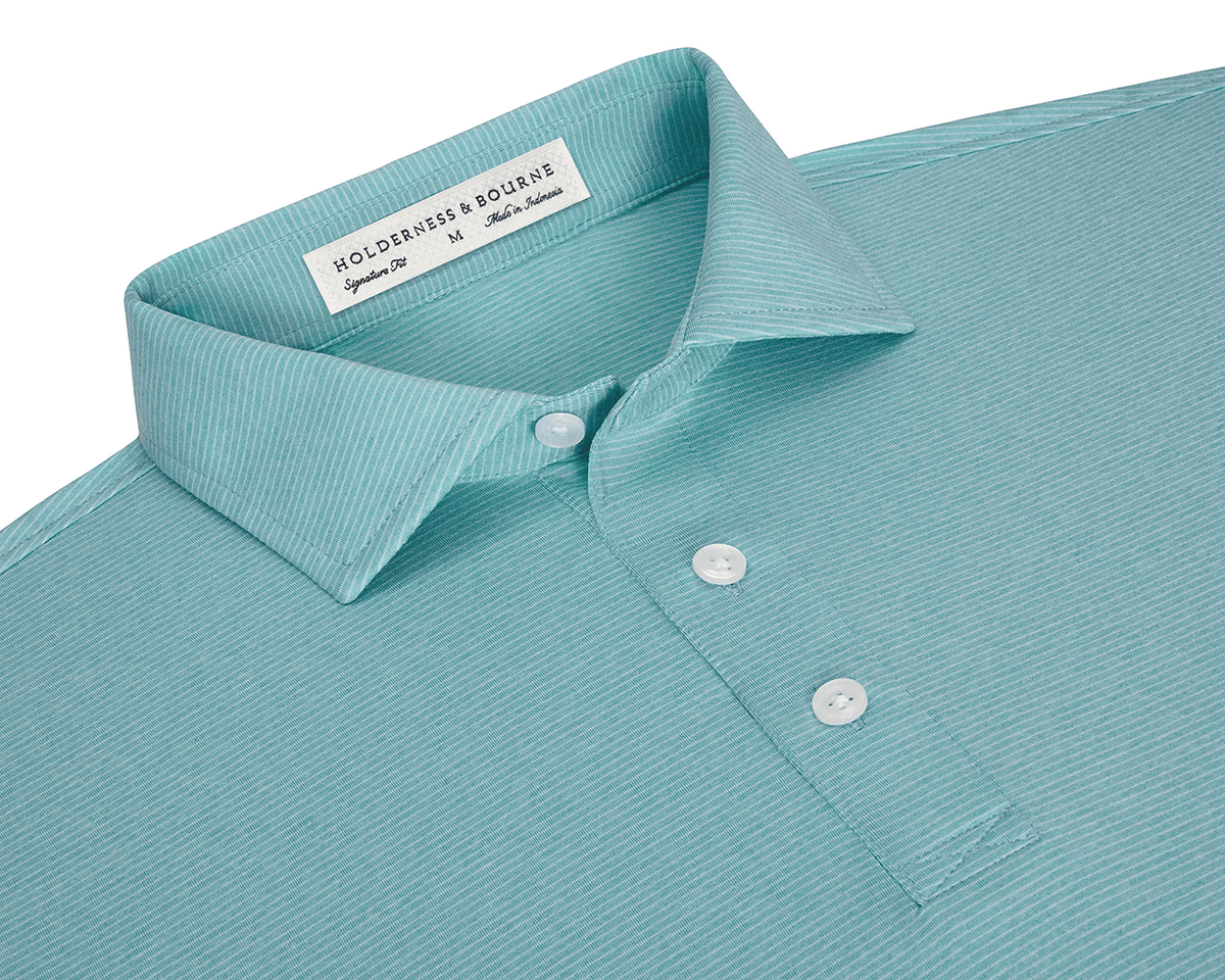 The Holland Shirt: Heathered Harbor