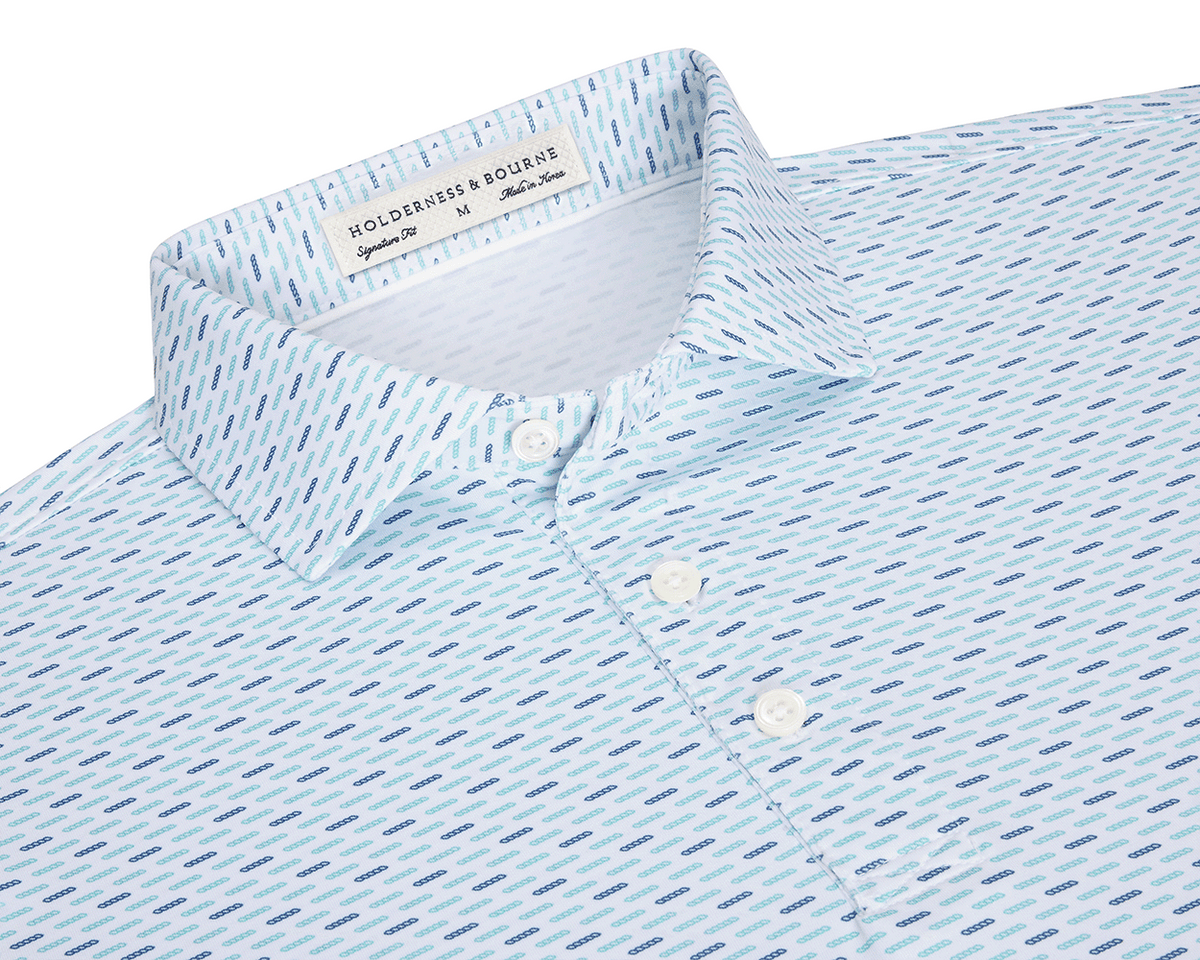 The James Shirt: Harbor & Maidstone Blue