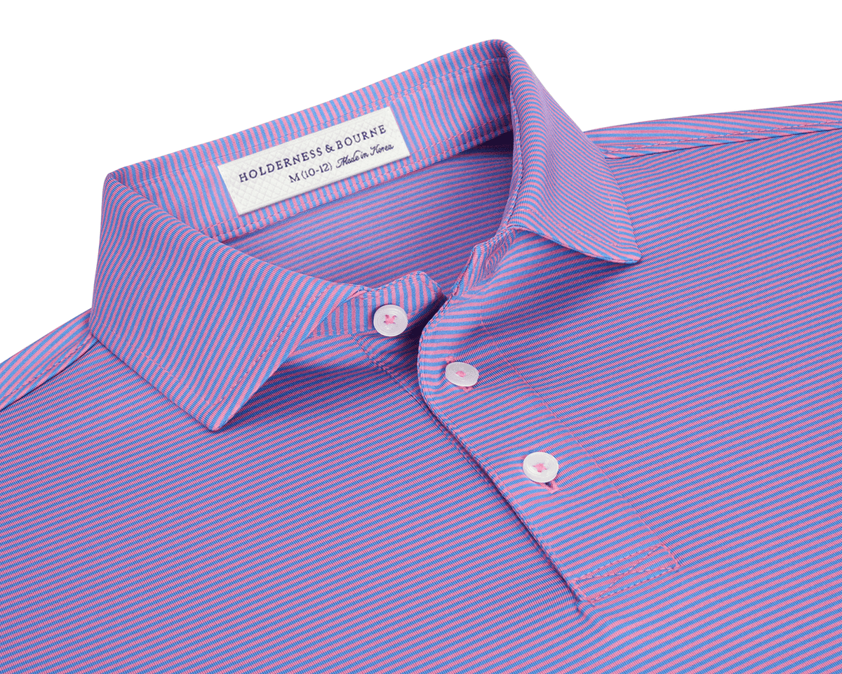 The Perkins Boys Shirt: Horizon Blue & Belmont
