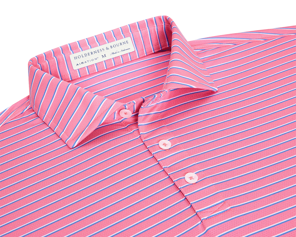 The Springer Shirt: Belmont/White/Horizon Blue