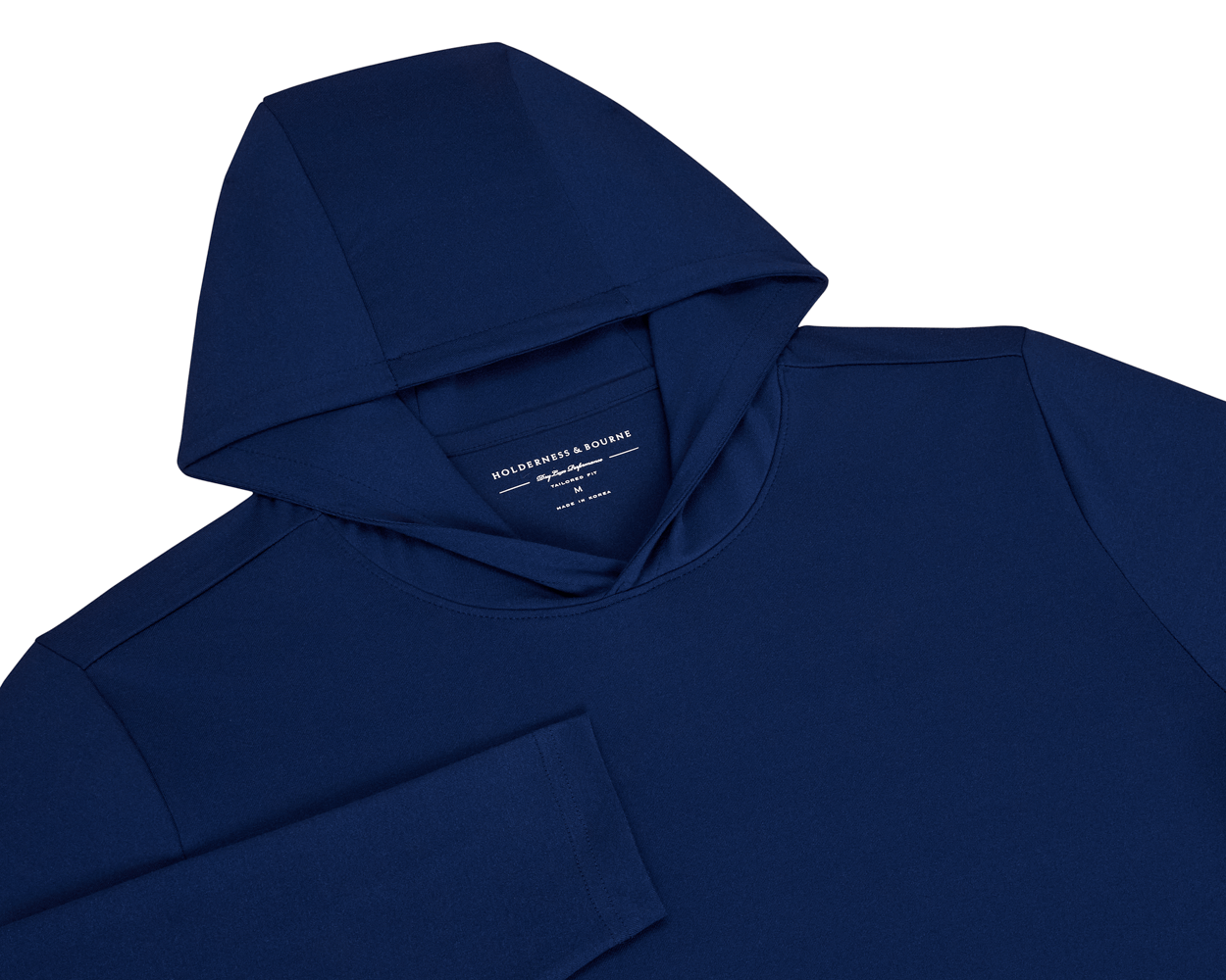 Men's Navy Blue Pullover Hoodie | Holderness & Bourne Men's Navy Blue Pullover Hoodie | Holderness & Bourne