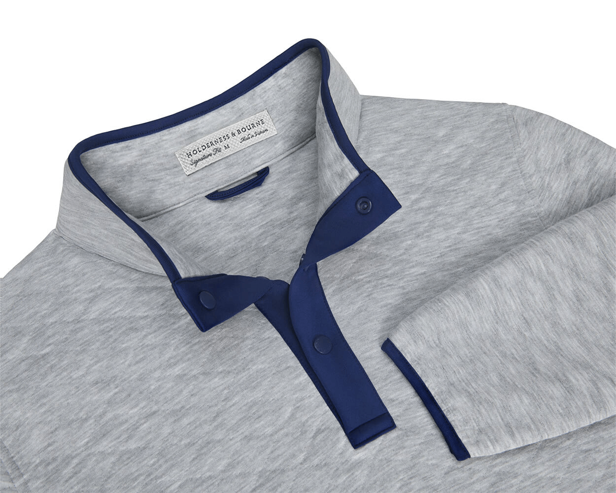【新品・未使用】Knit Bonding Stand Collar Shirt JEsilunmaMY Men's Stand Collar Knit Polo T-Shirt Button Neck Short