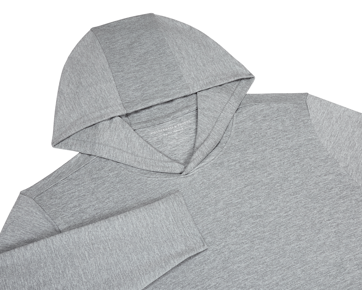 Heathered Gray Athletic Hoodie | Holderness & Bourne