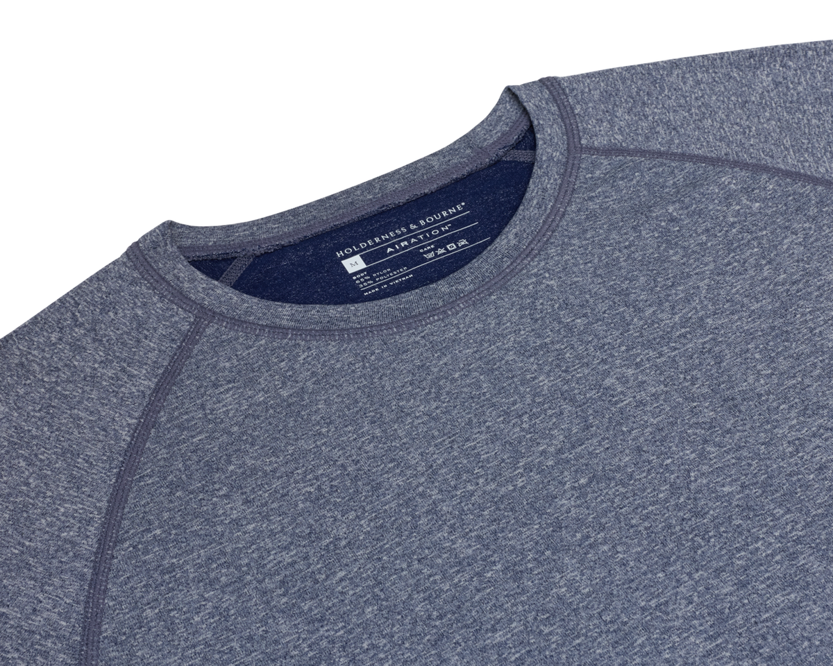 The Pickett Performance T-Shirt: Heathered Navy