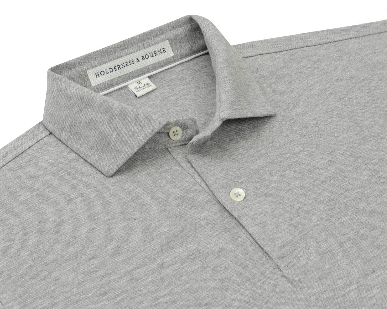 Heather gray outlet polo