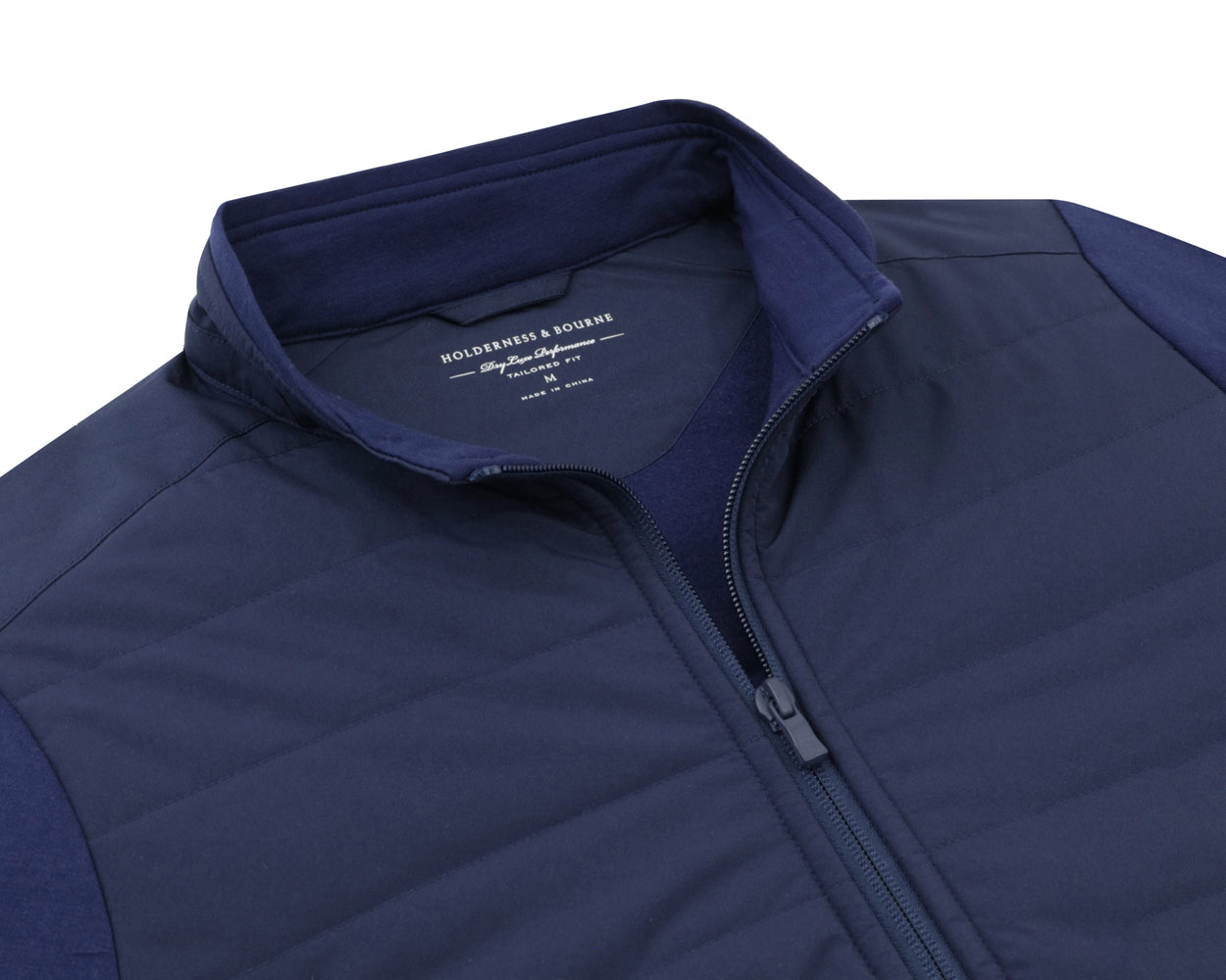 Men's Navy Blue Golf Jacket | Holderness & Bourne