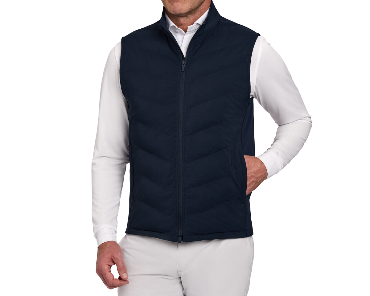 The Benton Vest: Navy