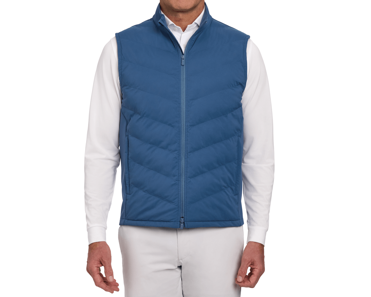 Men's Blue Lightweight Vest | Holderness & Bourne Men's Blue Lightweight Vest | Holderness & Bourne