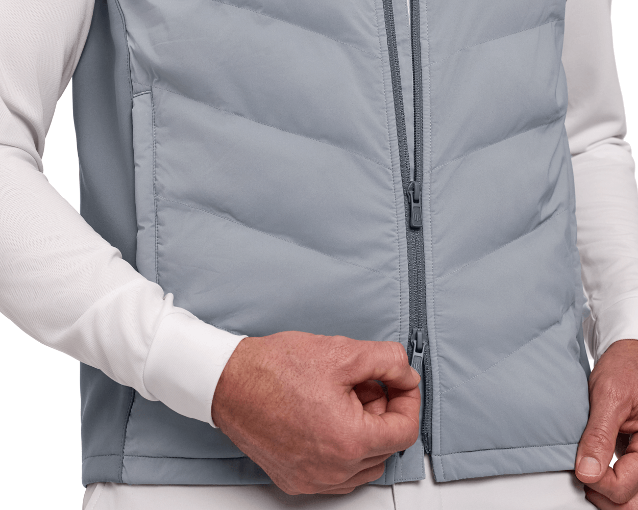 Men's Gray Golf Vest | Holderness & Bourne Men's Gray Golf Vest | Holderness & Bourne