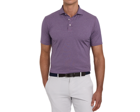 The Perkins Shirt: Pacific Blue & Heathered Napa