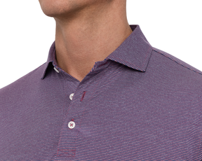 The Perkins Shirt: Pacific Blue & Heathered Napa