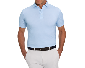 The Norman Shirt: Vista Blue & Pacific Blue