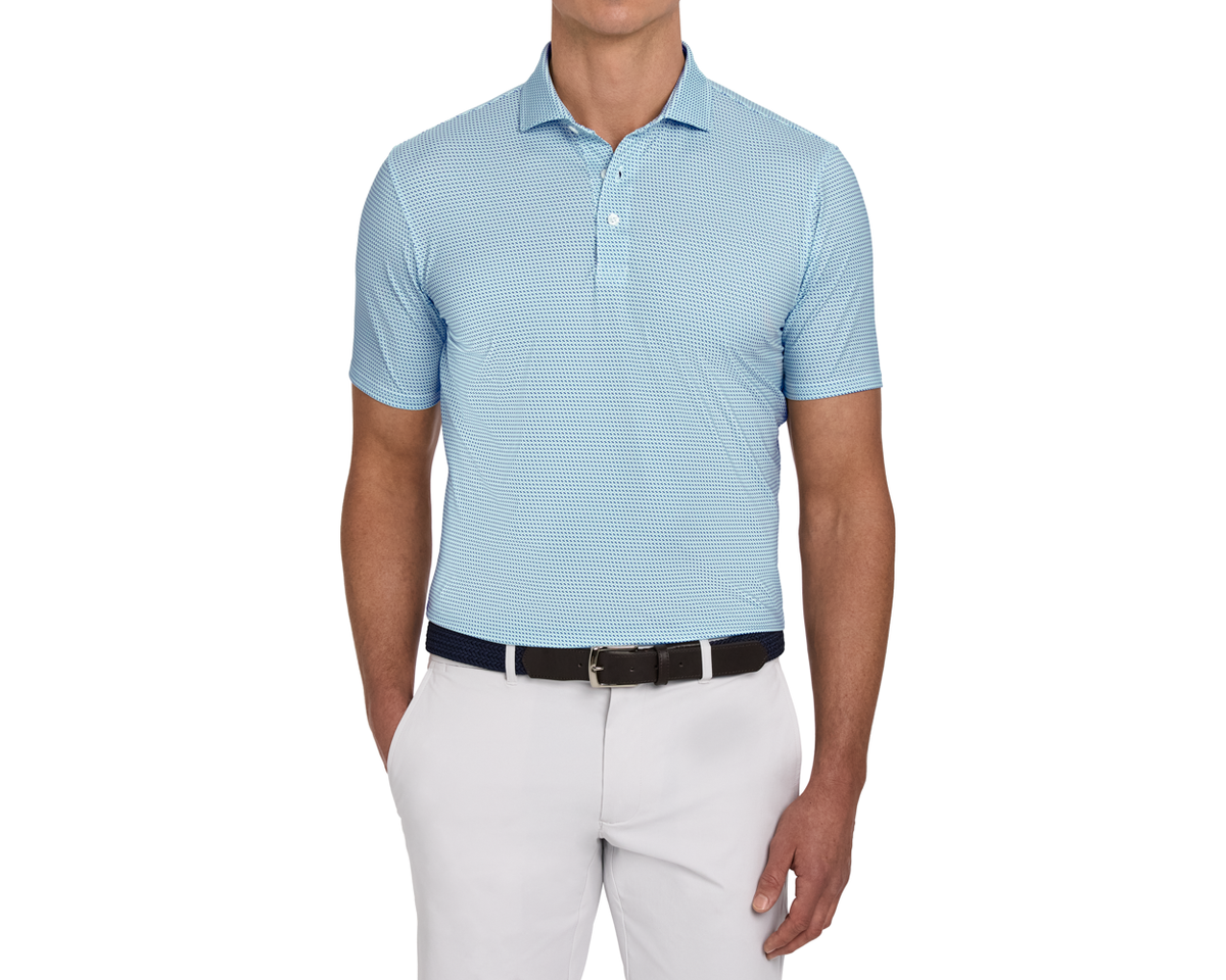 The Norman Shirt: Cascade Green & Pacific Blue
