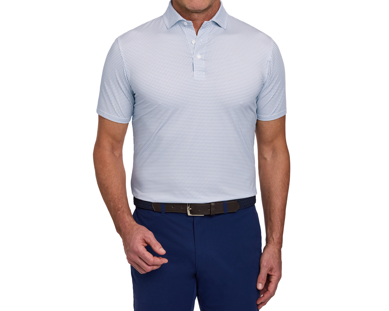 The Norman Shirt: Dune & Pacific Blue