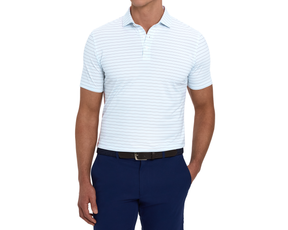 The Stanley Shirt: White/Vista Blue/Pacific Blue