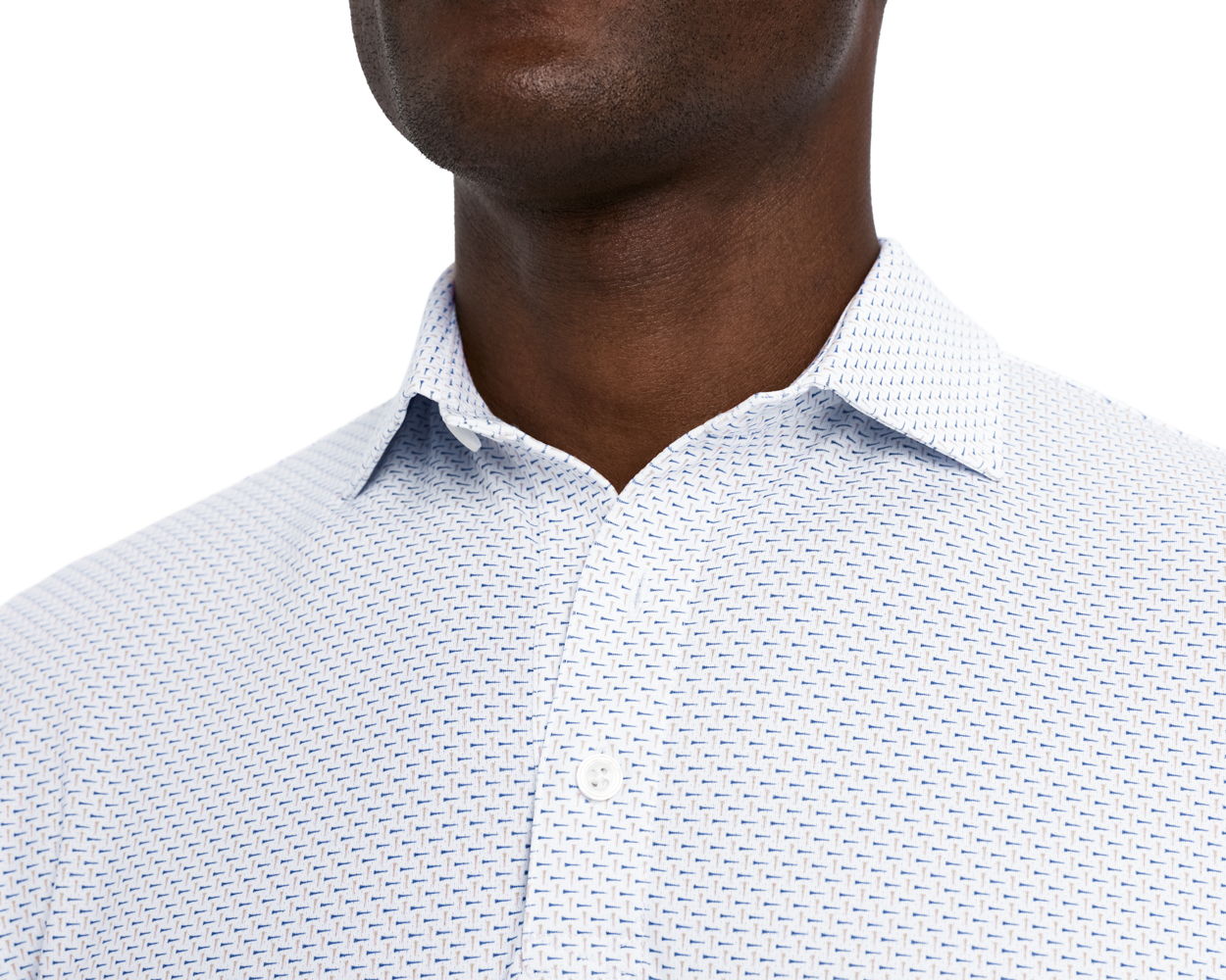 The Cromwell Shirt: Dune & Pacific Blue