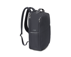 The Broughton Backpack: Dark Gray - Light Gray Embroidery