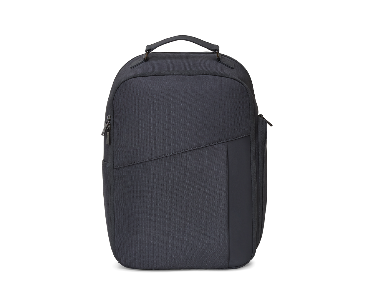 The Broughton Backpack: Dark Gray - Black Embroidery
