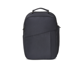 The Broughton Backpack: Dark Gray - Black Embroidery